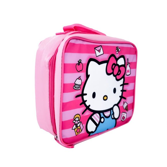 Hello Kitty Accessories Hello Kitty Lunch Bag Kids Girls School Lunch Box Pink Stripe Poshmark